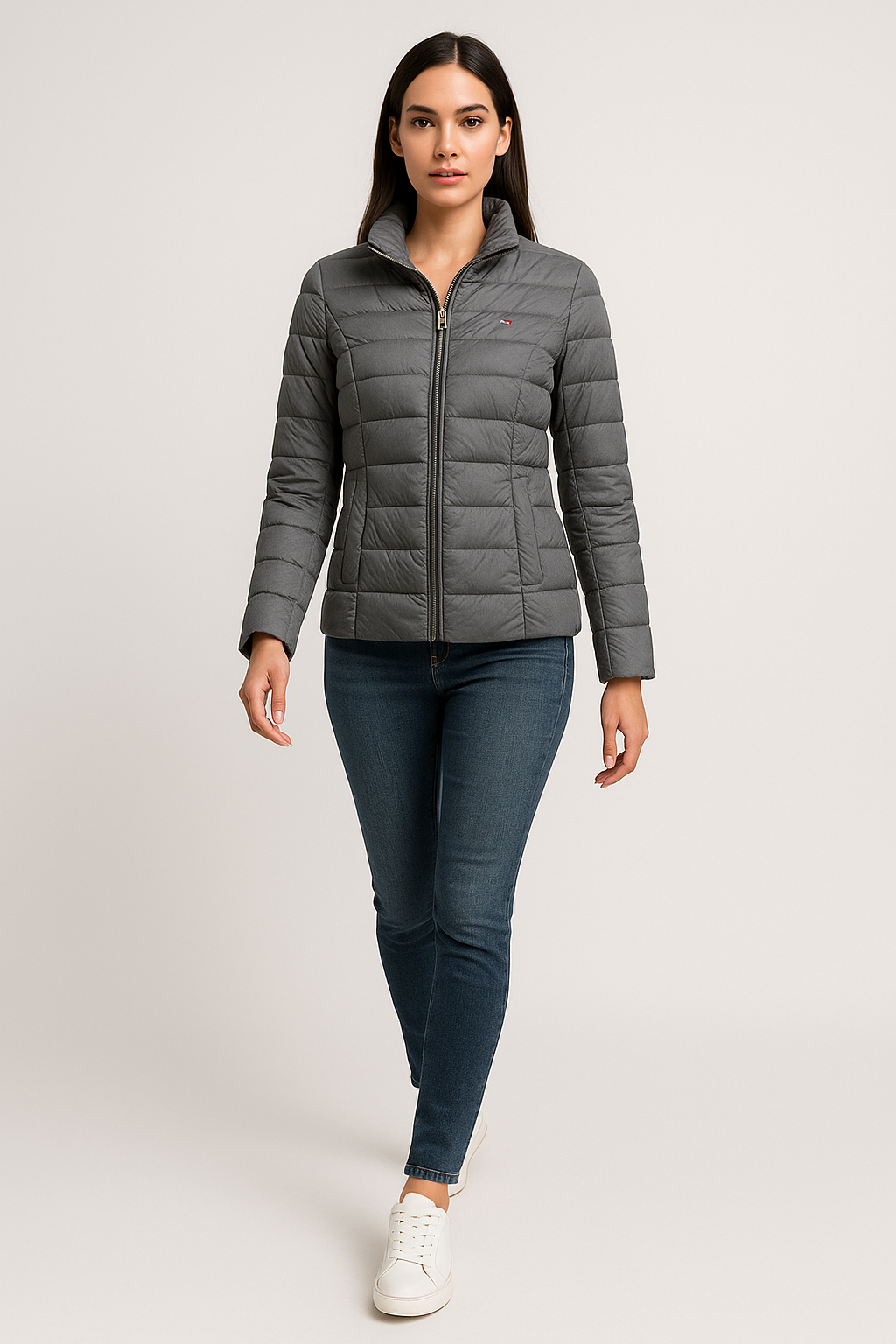 Tommy Hilfiger Women’s Grey Lightweight Padded Jacket XS