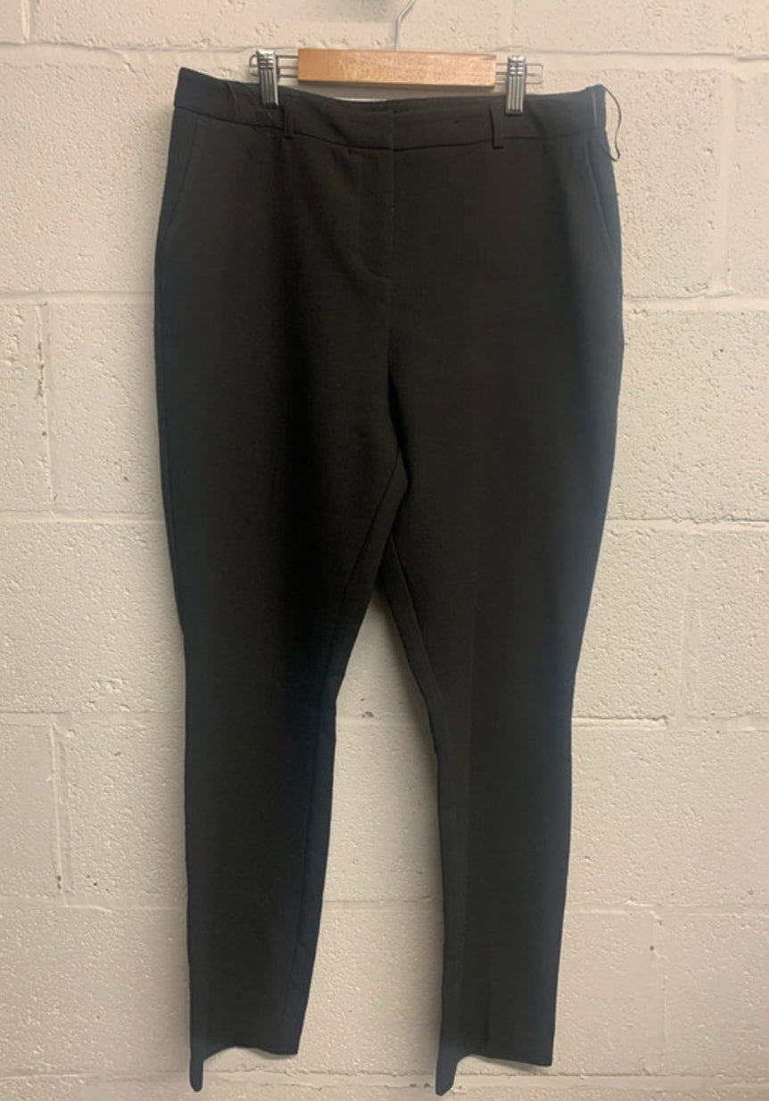 Papaya Collection Black Slim Tapered Trousers – UK 14 (31” Leg)