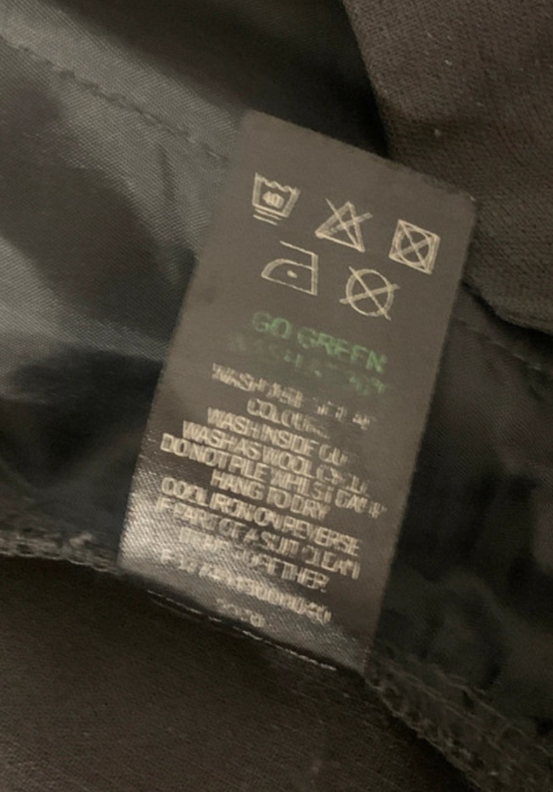 Papaya Collection Black Slim Tapered Trousers – UK 14 (31” Leg)