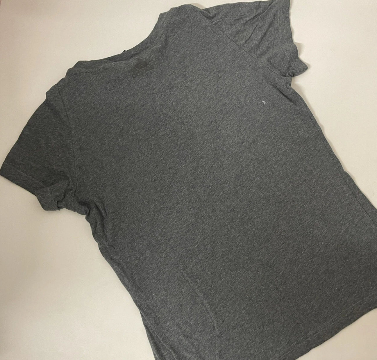 adidas Women’s Grey Logo T-Shirt UK 8–10 Small