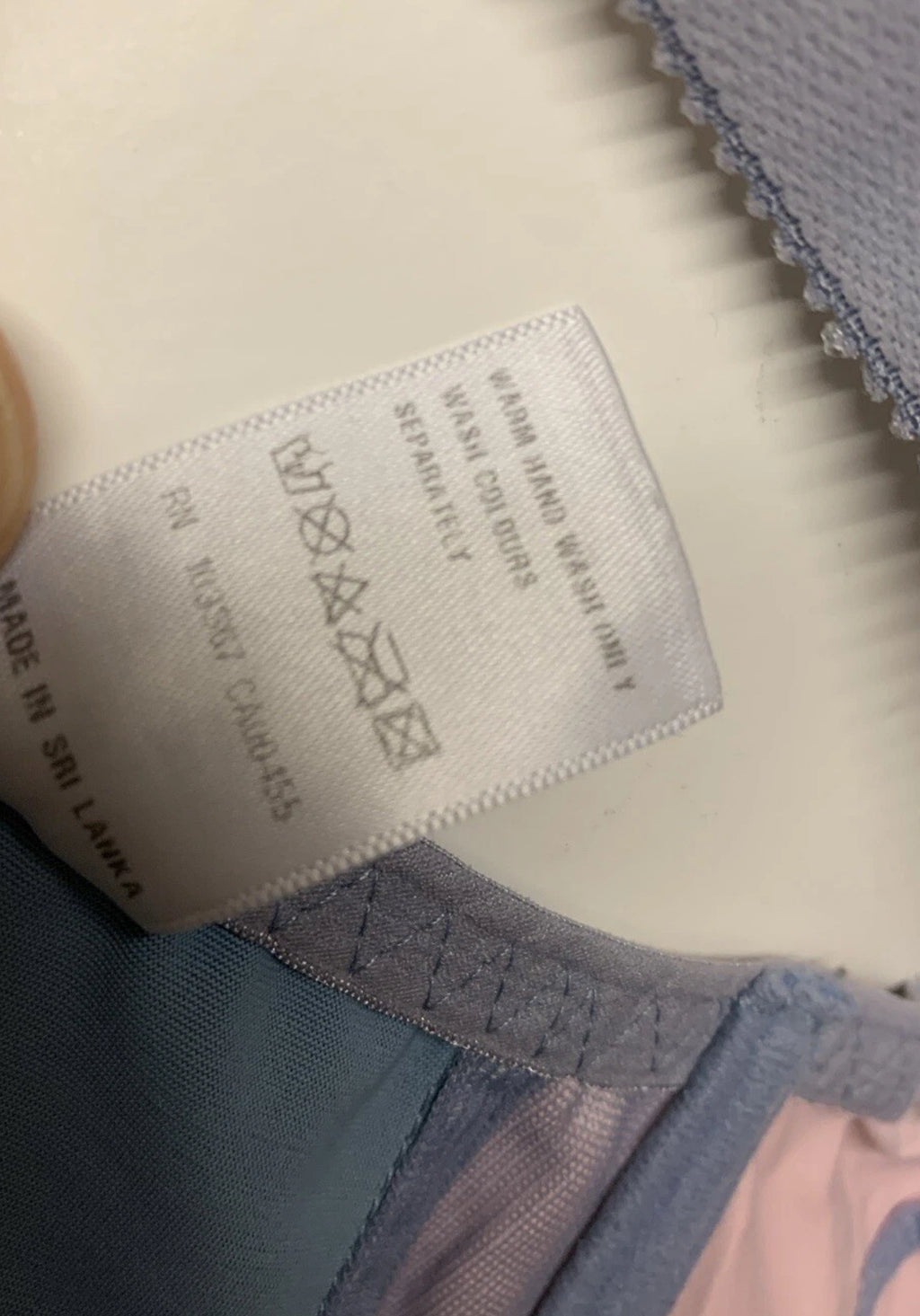 Fantasie dusty pink & grey mesh underwired bra 30DD