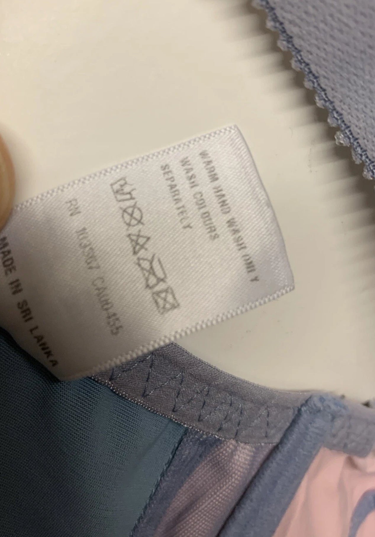 Fantasie dusty pink & grey mesh underwired bra 30DD