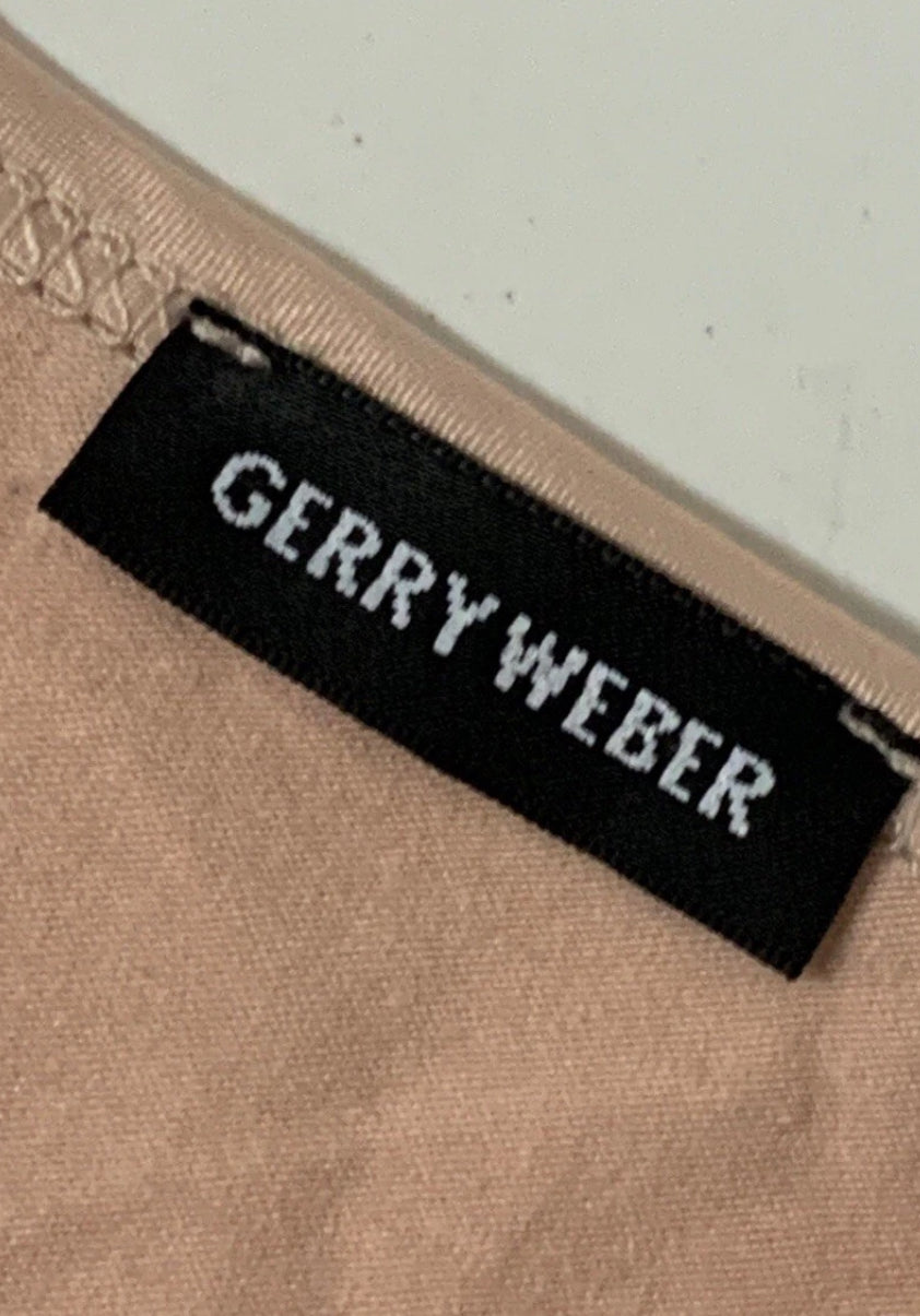 Gerry Weber Beige Embellished Long Sleeve Top – UK Size 14