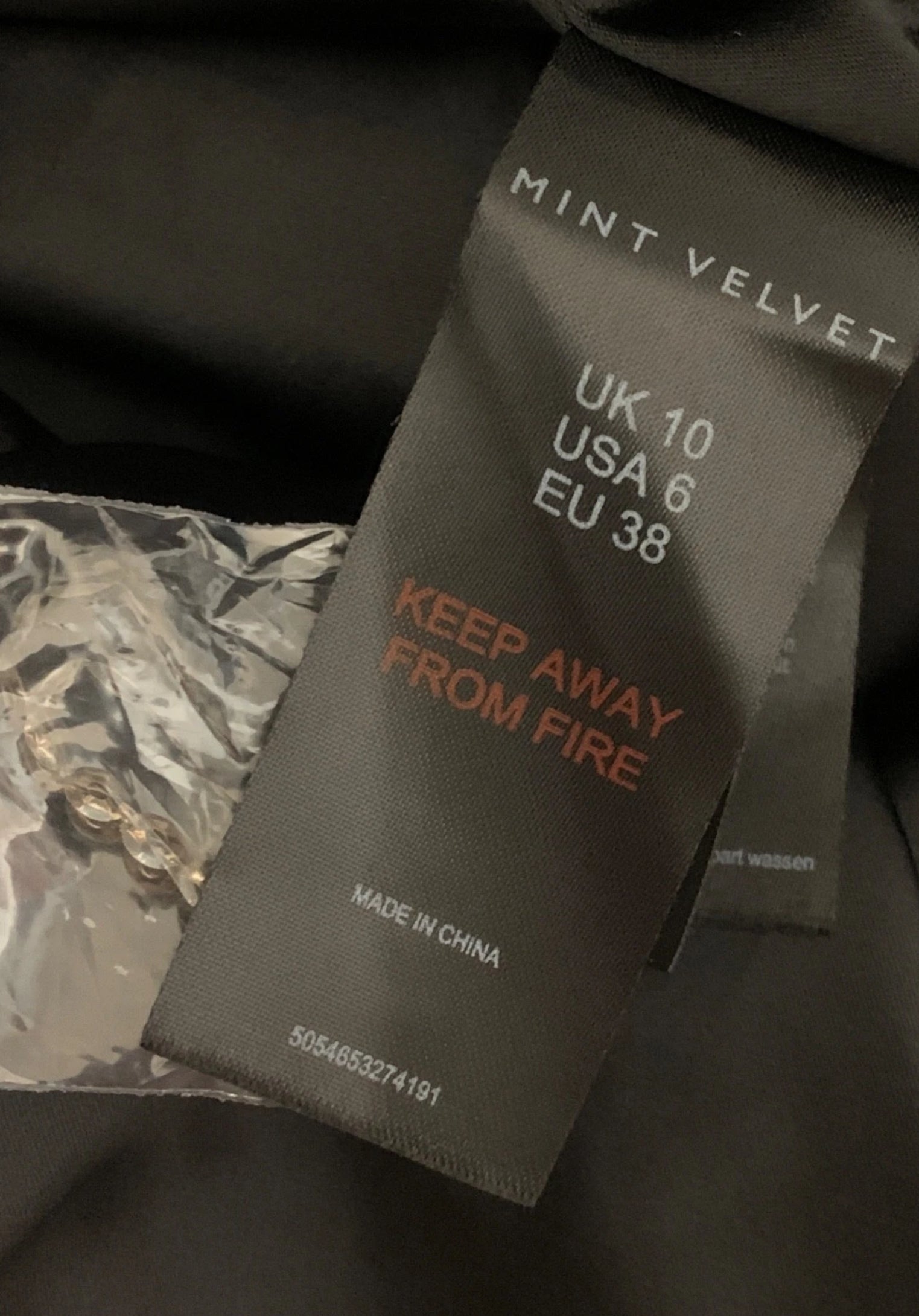 Mint Velvet Pewter Sequin High Neck Long Sleeve Mini Dress – UK 10