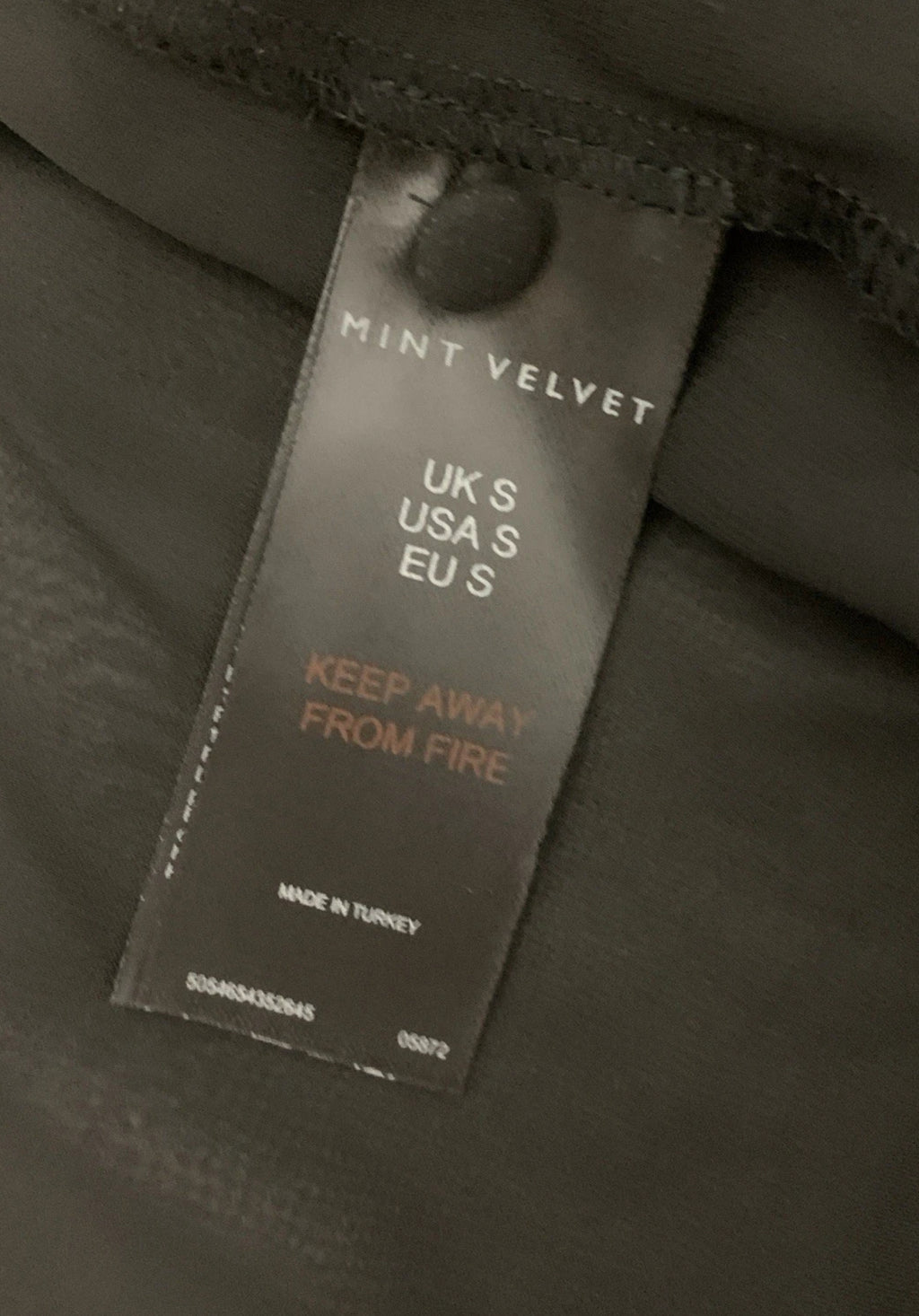 Mint Velvet Black Pleated Cape Sleeve Blouse UK S