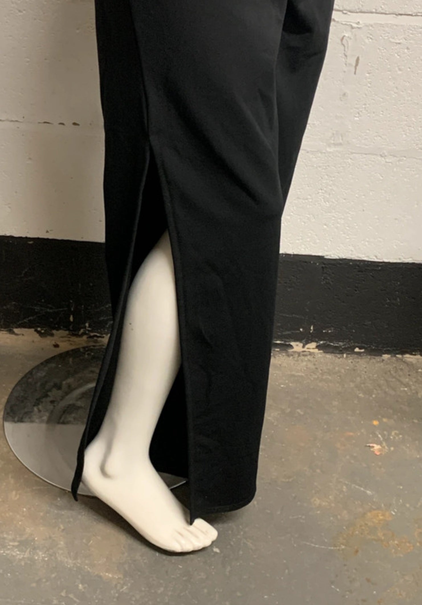 Quiz Black Halter Neck Lace Trim Wide Leg Jumpsuit