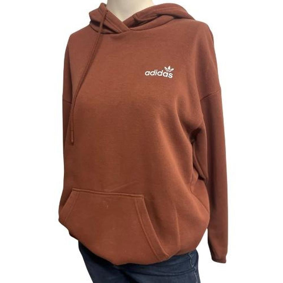 Adidas Originals Brown Trefoil Hoodie – UK 6 / XS
