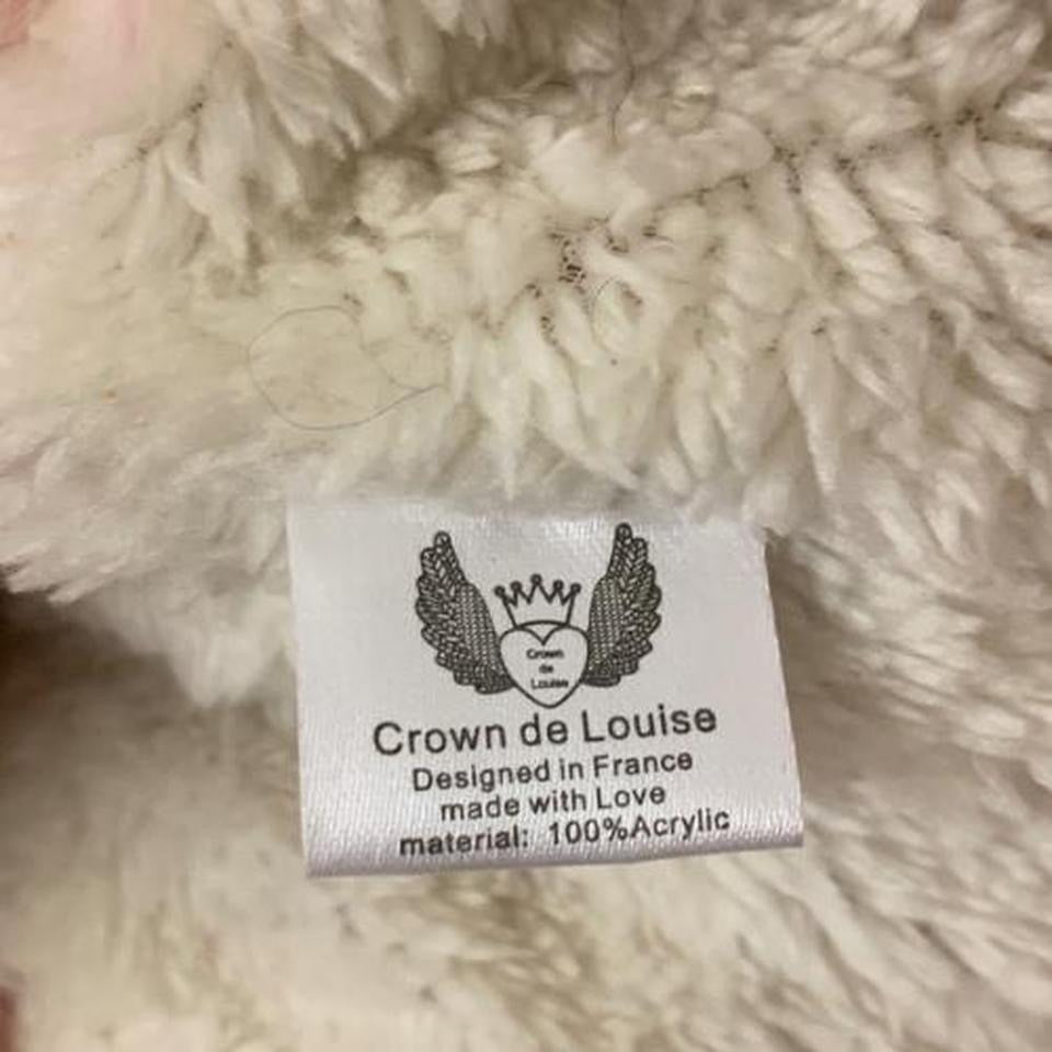 Crown de Louise Pink Cable Knit Faux Fur Bobble Hat (Single Pom)