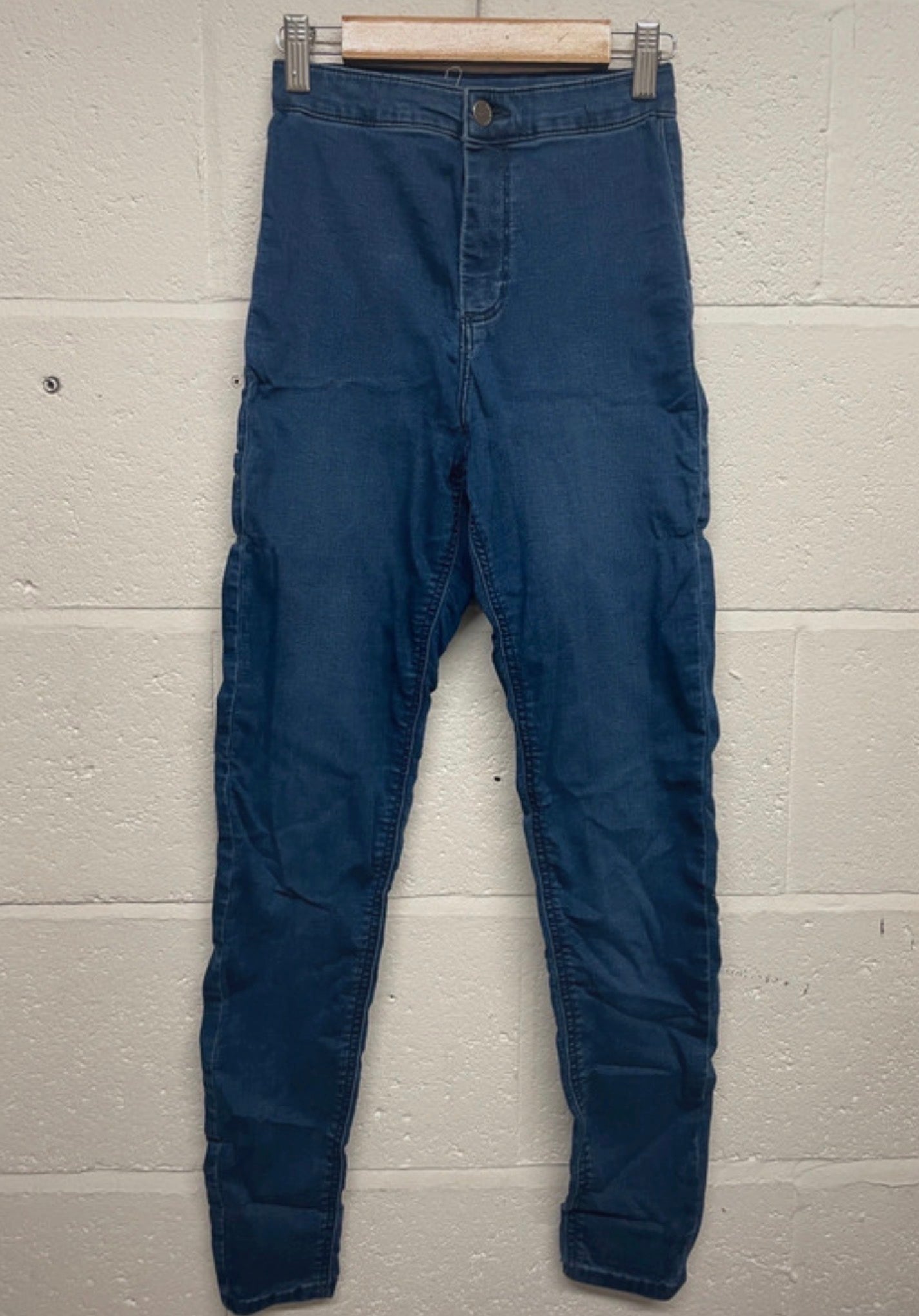 Topshop Joni Skinny Jeans – Blue Wash – W26 L32 (UK 8)