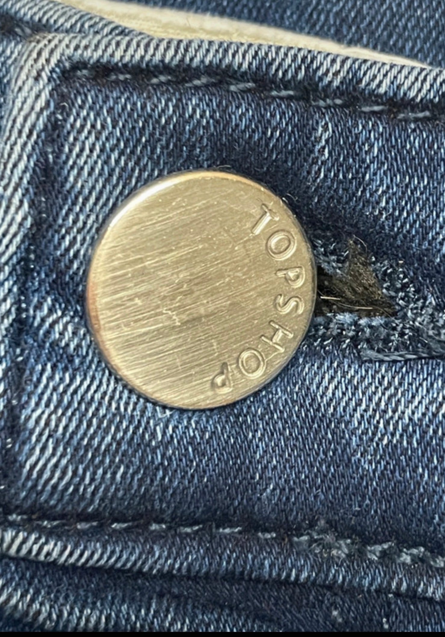 Topshop Joni Skinny Jeans – Blue Wash – W26 L32 (UK 8)