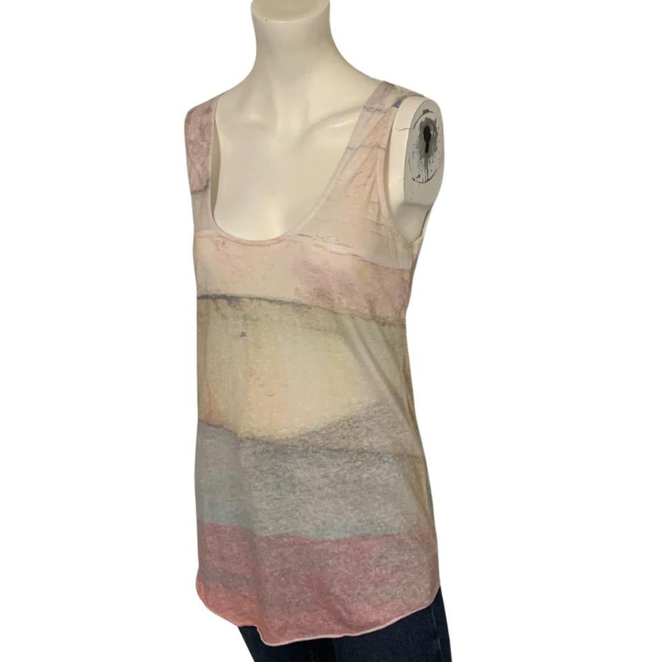 Zara Collection Pastel Stripe Sleeveless Longline Vest Top | Summer Tank